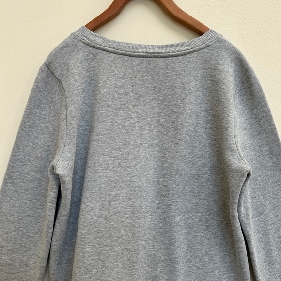 Talbots Embroidered Cotton Modal Pullover Sweatshirt - French Icons, Size Medium - Picture 8 of 12